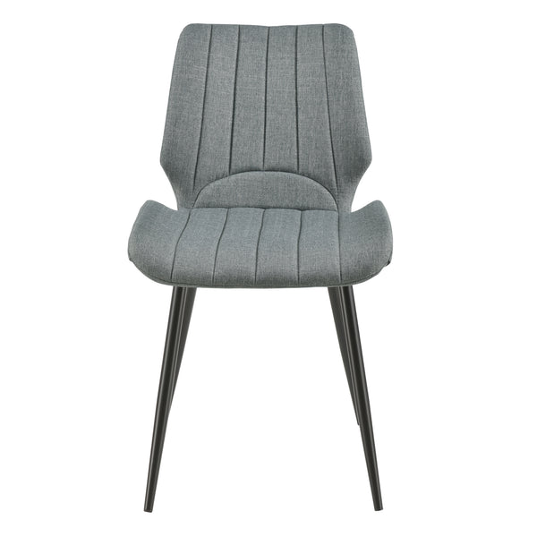 [en.casa]® Spisestol sæt - 2 stk. - 77x57,5x46cm - metal - i forskellige farver og materiale