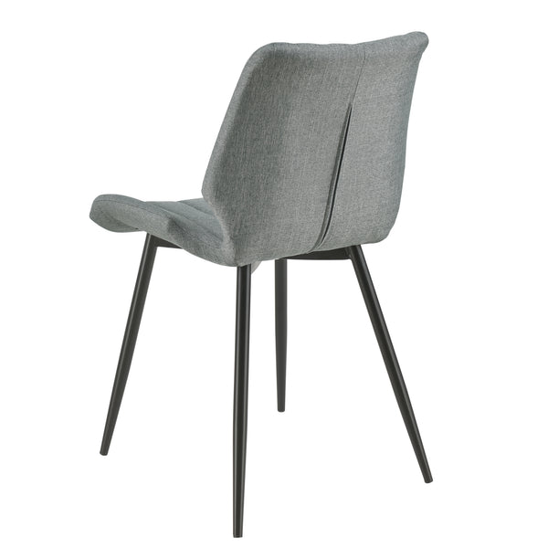 [en.casa]® Spisestol sæt - 2 stk. - 77x57,5x46cm - metal - i forskellige farver og materiale