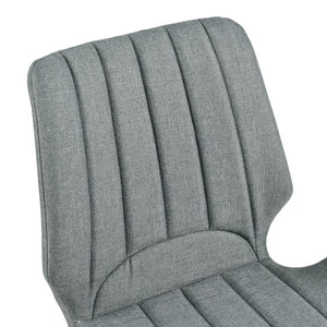 [en.casa]® Spisestol sæt - 2 stk. - 77x57,5x46cm - metal - i forskellige farver og materiale