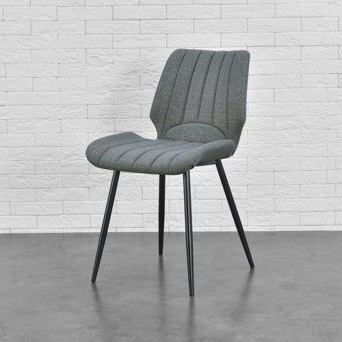 [en.casa]® Spisestol sæt - 2 stk. - 77x57,5x46cm - metal - i forskellige farver og materiale