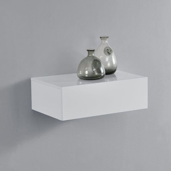 [en.casa]® Hylde/aflastningsbord Grethe - med skuffe - 46x30x15cm - i forskellige farver