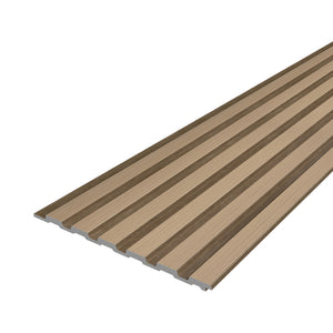 3D-vægpanel Borger sæt 195x30 cm lys egetræslook [NEU.HOLZ]