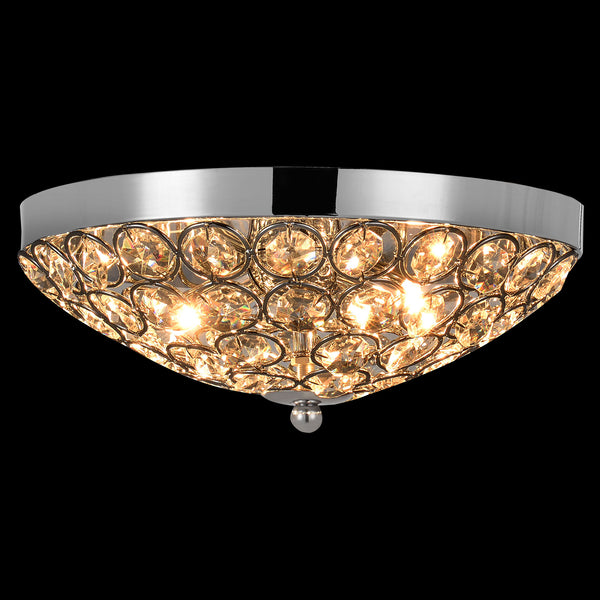 [lux.pro]® Loftlampe Softila - 2xG9 max. 28W - aluminium - kromfarvet
