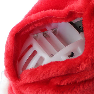 Gyngende julehue med musik dansende syngende julemandshue [lux.pro]