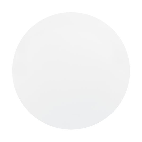  [en.casa]® Spisebord Camille - ø80x75cm - hvid