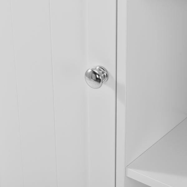 [en.casa]® Vægskab till badeværelse - 71x60x18cm - hvid