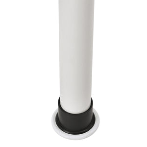 [en.casa]® Teleskopisk plante stativ - pulverlakeret metal - 110-305cm - hvid