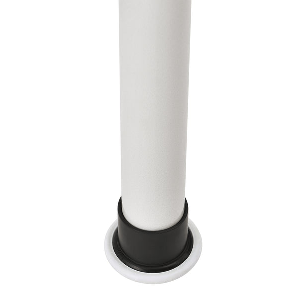 [en.casa]® Teleskopisk plante stativ - pulverlakeret metal - 110-305cm - hvid