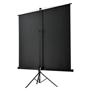 [in.tec] Projektorlærred-Projektorskærm med stativ - 213x216x65cm - 113 inch / 287 cm - HD / 3D - PVC belægning - Gain: 1,1 - Tripod