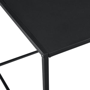 [en.casa]® Sidebord - aflastningsbord - metal - ridsefast - sort - vælg model
