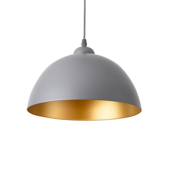 Sæt med 2 pendler Toulon metal grå-guld lux.pro