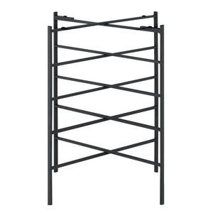 Sidebord Wiltz 40x40x53 cm metal sort en.casa