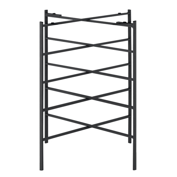 Sidebord Wiltz 40x40x53 cm metal sort en.casa