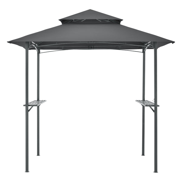 Grillpavillon Parga 250x241x151cm mørkegrå en.casa