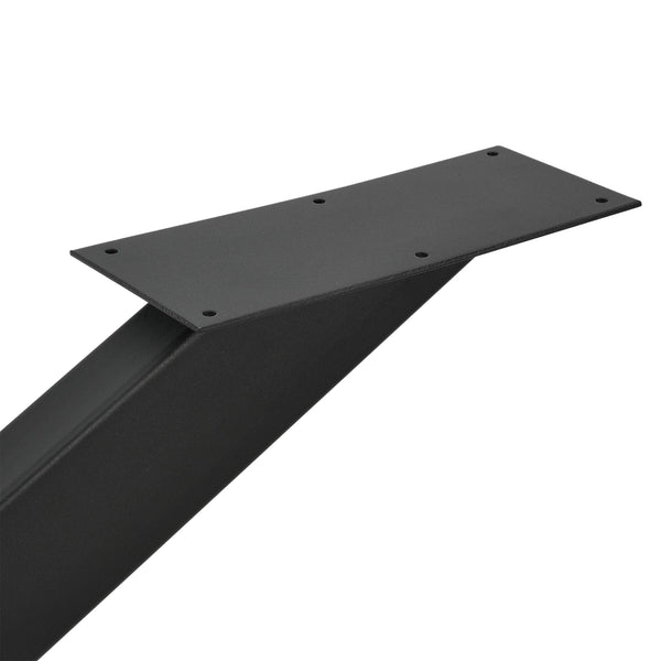 Oberau bordstel 150x78x71 cm sort [en.casa].