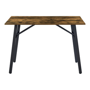 Flatanger spisebord 110x70x75cm til 4 personer Mørkt træ [en.casa].