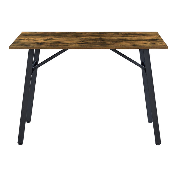 Flatanger spisebord 110x70x75cm til 4 personer Mørkt træ [en.casa].