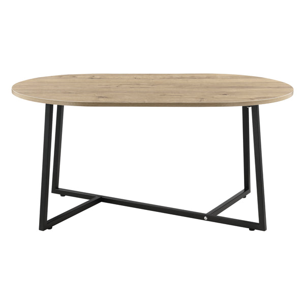 Sofabord Valdemarsvik 100x60x47cm egetræslook [en.casa].