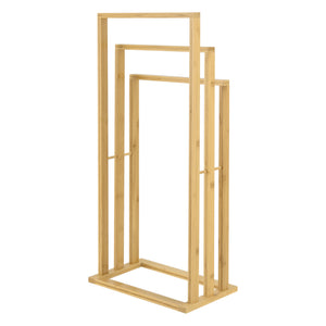 Bambus håndklædestang Rana 40x24x82 cm [en.casa].