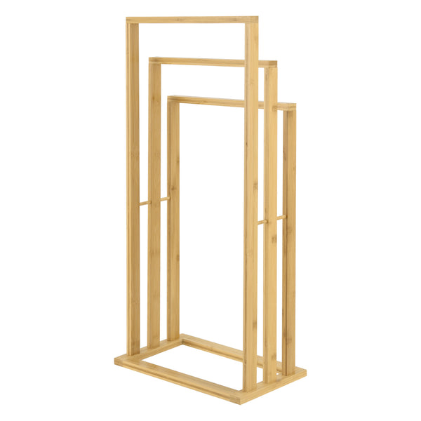 Bambus håndklædestang Rana 40x24x82 cm [en.casa].