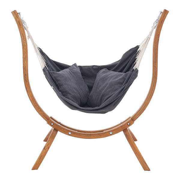 Hængestol Grevena 155x106x143cm mørkegrå [en.casa].