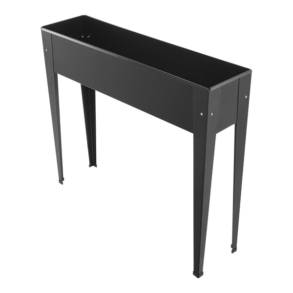 Højseng Lelystad 98x25x82cm stål antracit [en.casa].