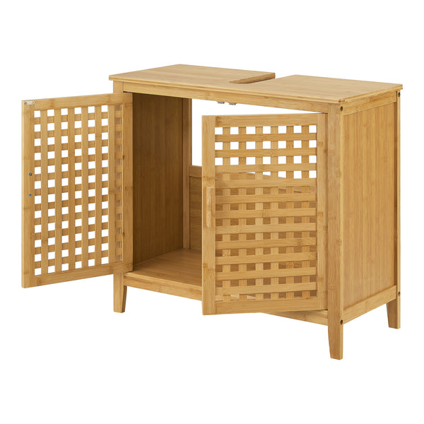 Vaskeunderskab Ingmarsö 60x67x30 cm bambus [en.casa].