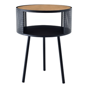 Sidebord Bjørnsund rund 34 cm bred [en.casa].