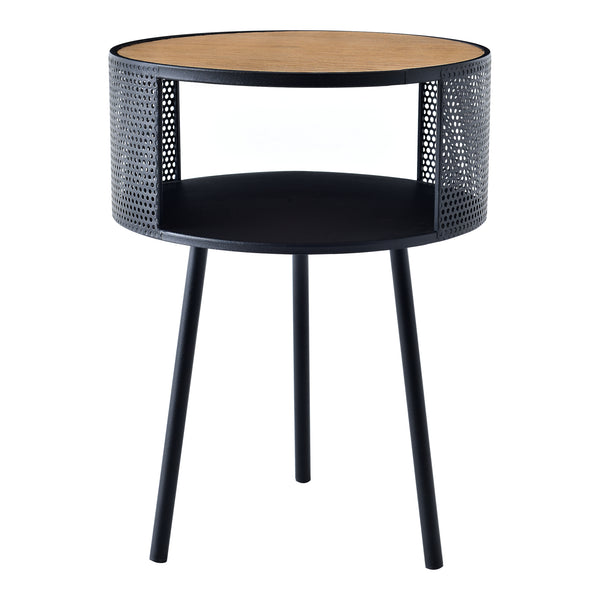 Sidebord Bjørnsund rund 34 cm bred [en.casa].