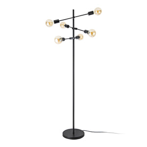 Craigavon gulvlampe 154cm x 28cm sort [lux.pro].