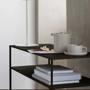Konsolbord Kuhmo 85 x 80 x 30 cm sort [en.casa].