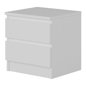 Fuglebjerg sengeskab 42x40x37 cm hvid [en.casa]