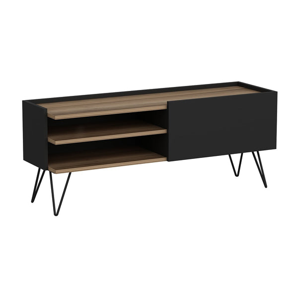 Dronninglund sort tv-bord [en.casa].