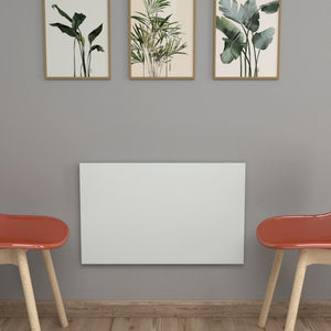 Klepp foldbart vægbord 72x45cm hvid [en.casa].