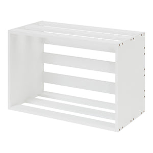 Sidebord Rønde 43x64x33 cm hvid [en.casa]