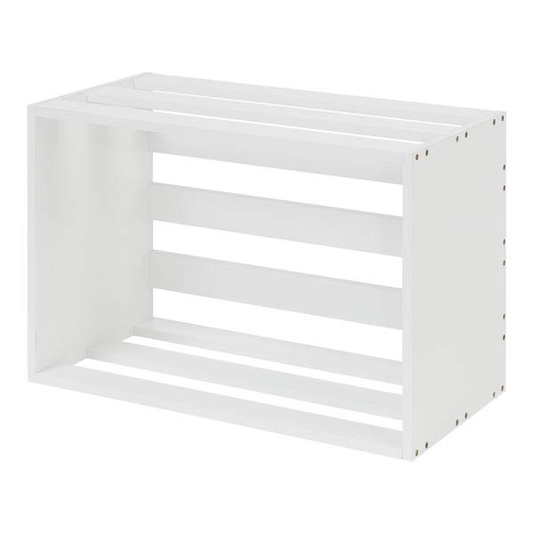 Sidebord Rønde 43x64x33 cm hvid [en.casa]