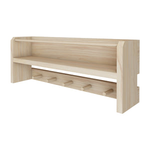 Børnegarderobe Sundeved natur i ægte træ [en.casa]