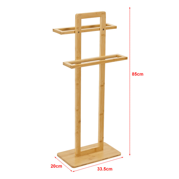 Træna håndklædestang i bambus [en.casa].
