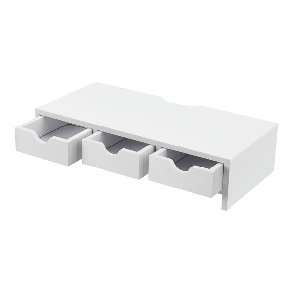 Skærmstativ Ruovesi 12x51x25cm Hvid [en.casa].