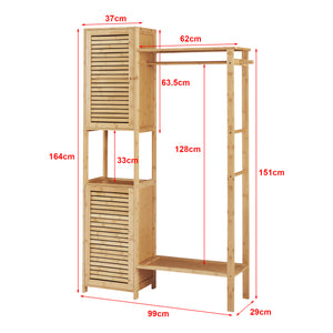 Knagerække Oldsum bambus [en.casa].