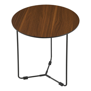 Sidebord 42xØ39,5 cm valnød [en.casa].