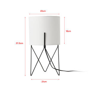 Slough bordlampe hvid [lux.pro].