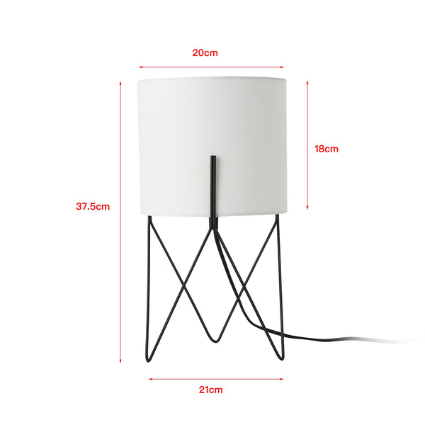 Slough bordlampe hvid [lux.pro].