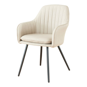 Kannonkoski spisebordsstol sæt med 2 beige [en.casa].