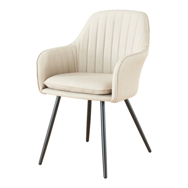 Kannonkoski spisebordsstol sæt med 2 beige [en.casa].