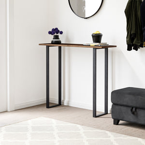 Bordstel Kauniainen sæt af 2 stål 87x27 cm [en.casa].