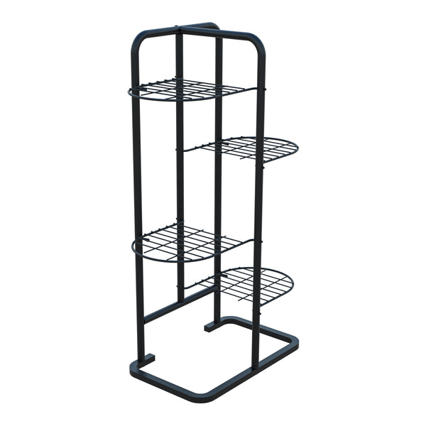 Blomstativ Pedersöre 83x52x25cm Sort [en.casa]
