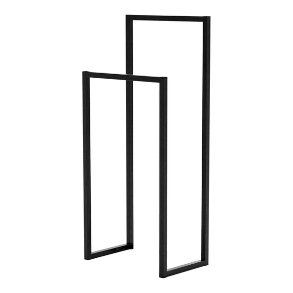 Garderobestativ Holtålen 90x40x25 cm stål [en.casa]