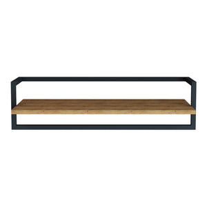 Vægknagerække Evje 80x30x20cm træfarver/sort [en.casa].