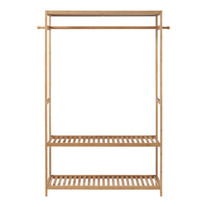 Garderobestativ Herøy 165x100x35cm bambus [en.casa].
